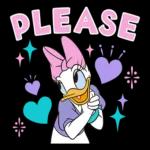 Donald Duck & Daisy Couple Stickers