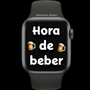 Hora de beber - getsticker.com
