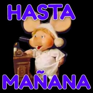 HASTA MAÑANA - getsticker.com
