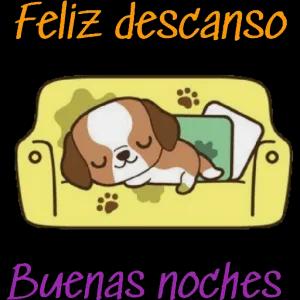 Feliz descanso Buenas noches - getsticker.com