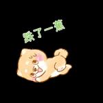 ♡療癒柴犬♡ 諧音梗貼圖