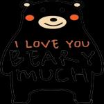 I love you beary much