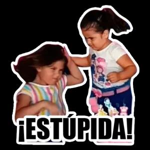 !ESTÚPIDA! - getsticker.com