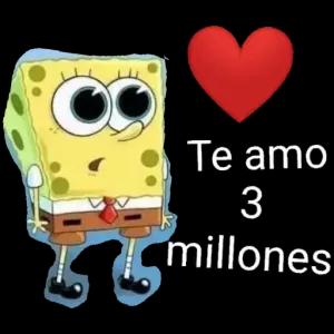 Te amo 3 millones - getsticker.com