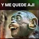 Y ME QUEDE AJI