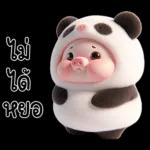 หมูแพนด้าน่ารักจังเลย