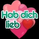 Rotes Emoticon-Paket