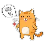 Cute tiger sticker