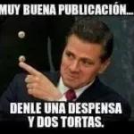 MUY BUENA PUBLICACIÓN... DENLE UNA DESPENSA Y DOS TORTAS.