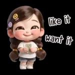 Roger! It's cute girl!