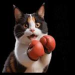 拳擊貓咪的日常喔喔叫