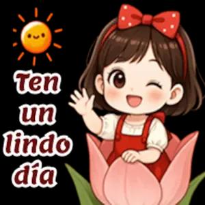 Ten un lindo día - getsticker.com