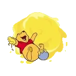 Pegatinas animadas de Winnie Pooh