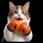 拳擊貓咪的日常喔喔叫