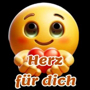 Herz fuer dich - getsticker.com