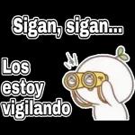 Sigan, sigan... Los estoy vigilando