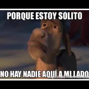 PORQUE ESTOY SOLITO NO HAY NADIE AQUÍ A MI LADO - getsticker.com