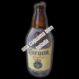 una caguama bien helada - getsticker.com
