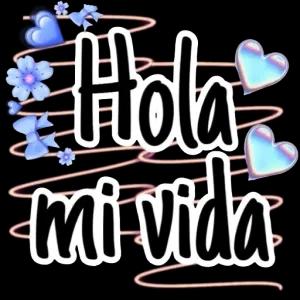 Hola mi vida - getsticker.com