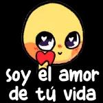 Mis ojitos están enamorados de los tuyos.