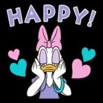 Donald Duck & Daisy Couple Stickers