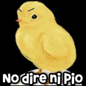 NO dire ni Pio - getsticker.com