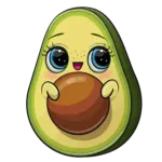 Cute avocado