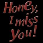 Honey, I miss u!