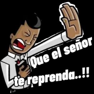 Que el señor te reprenda..!! - getsticker.com