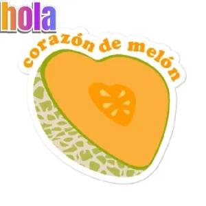 hola corazón de melón - getsticker.com
