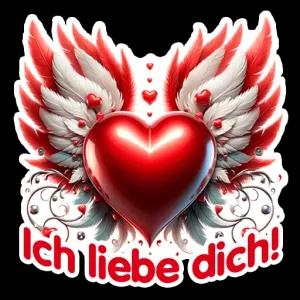 Ich liebe dich! - getsticker.com