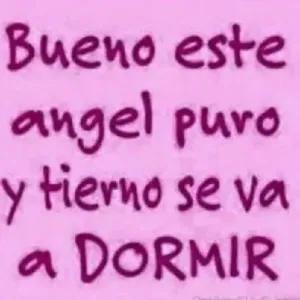 Bueno este angel puro y tierno se va a DORMIR - getsticker.com
