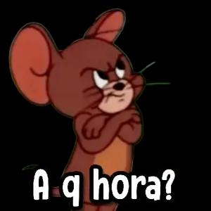 A q hora? - getsticker.com