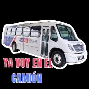 YA VOY EN EL CAMIÓN - getsticker.com
