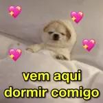 vem aqui dormir comigo
