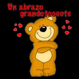 Un abrazo grandotoooote - getsticker.com