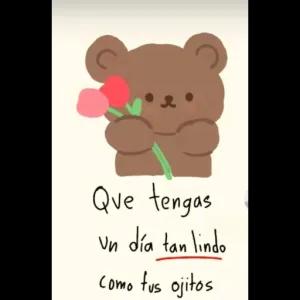 Que tengas Un día tan lindo como tus ojitos - getsticker.com