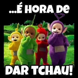 ...É HORA DE DAR TCHAU! - getsticker.com