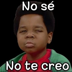 No sé No te creo - getsticker.com