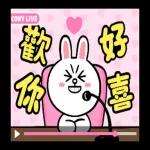 熊大兔兔情侶檔★粉嫩甜蜜