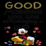 Mickey‘s morning!