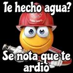 Te hecho agua?
RESCUE
FIRE DEPT.
Drose stickersi
Se nota que te
ardio