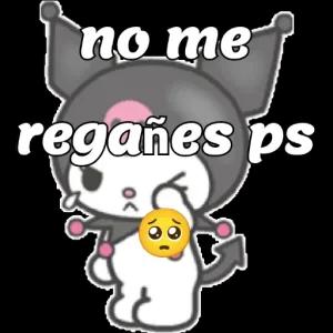 no me regañes ps - getsticker.com