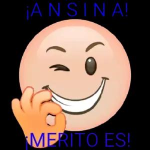 ¡ANSINA! ¡MERITO ES! - getsticker.com