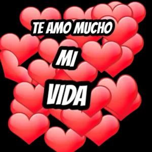 TE AMO MUCHO MI VIDA - getsticker.com