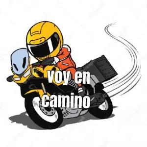 voy en camino - getsticker.com