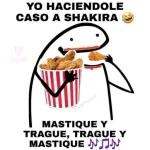 YO HACIENDOLE CASO A SHAKIRA MASTIQUE Y TRAGUE, TRAGUE Y MASTIQUE 🎼🎼🎼