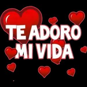 TE ADORO MI VIDA - getsticker.com