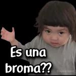 ¿Es una broma?