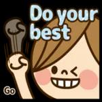 双马尾小女孩文字pack 3